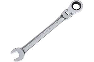 Pilida 13mm Ratcheting Wrench Metric Flexible Head Gear Combination Wrench 72 Teeth ratcheting box Spanner Chrome Vanadium Steel