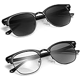 TIANYESY Semi Rimless Polarized Sunglasses Men Photochromic Sun Glasses Women Unisex TY201903