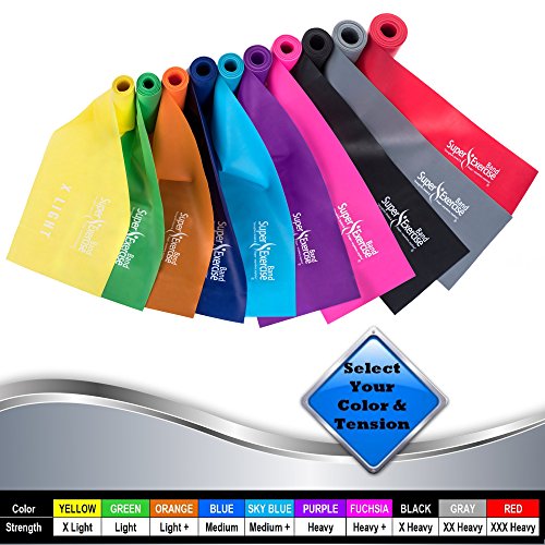 image for SUPER EXERCISE BAND XXX Heavy RED Resistance Band. Your Home Gym Fitne