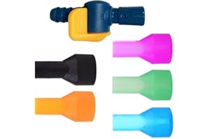 5Pcs Bite Valve Replacement Mouthpieces fits Camelbak and Most Brands, with Shut Off Valve for Hydration Bladder and Backpack