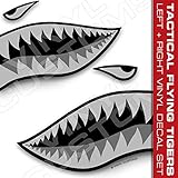 Flying Tiger Decal Shark Teeth Decal Subdued Tactical Set (7
