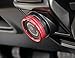 BORUIEN Red Trailer Switch Knob Ring Cover Frame Trim for Ford F150 XLT 2016 2017