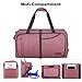Canway 65L Travel Duffel Bag, Foldable Weekender Bag with Shoes Compartment for Men Women Water-proof & Tear Resistant