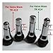 Muzzys TR413 Chrome Valve Stem Sleeves and Caps Dress Up Kit, Set of 4 for Car and Truck Rubber Tire Valve Stems, for 0.8