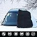 ATUNME Car Windshield Snow Cover Frost Guard, Windproof Car Front Window Cover with Rearview Mirror Protective Covers, Winter Ice Dust Protector Sun Shade Fits Most Vehicle, Auto Cars, CRV SUV RV