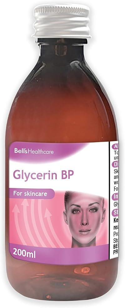 BELL'S Glycerin 200ml Pure Vegetable Oil Moisturiser Skin Care