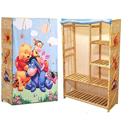 Disney Winnie The Pooh Wooden Wardrobe Amazon Co Uk Kitchen Home