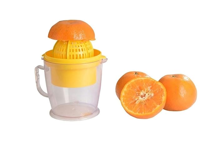 Vastrang Sarees Plastic 2 in 1 Orange Lemon Grape Tomato Juicer Citrus Squeezer (Assorted)