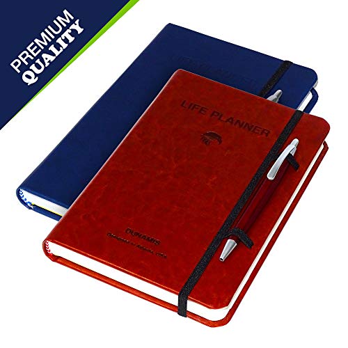 Dunamis Life Planner (Brown): Luxurious Undated Daily Organizer Journal for Time Management| Prioritize Daily Tasks, Make To-Do Lists & Increase Productivity | With 2 Bonuses- Bookmark & Beautiful Pen