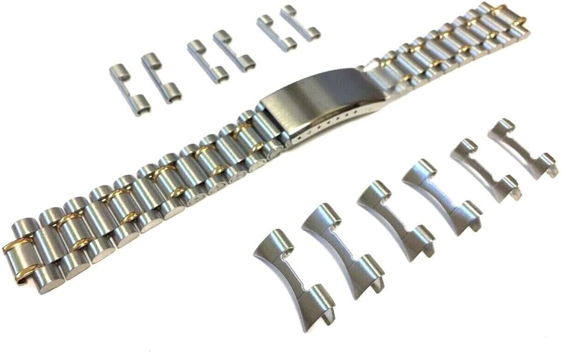 Bracelet Montre Extensible Rowi Fixoflex Acier Inox - Fond Rose - Années 70 - Neuf Avec étiquette