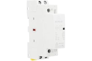 HAPIVIDA DC Voltage Contactor, 25A DC 24V BCH8-25 2NO DC Modular Contactor Switch, Home Voltage Contactor DIN Rail Mount for Intelligent Control System