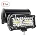 Nilight 18022C-B 6.5Inch 2PCS 6.5 Inch 120W Spot & Flood Combo Bar Driving Waterproof Led Work Light Triple Rows Off-Road Truck Car ATV SUV Jeep Cabin Boat, 2 Years Warranty primary