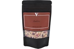 VICTORIA TAYLOR'S Shallots- READY TO USE dried shallots for salads, dips, soups or any recipe that calls for fresh onions or shallots. (.9 Ounce Pouch)