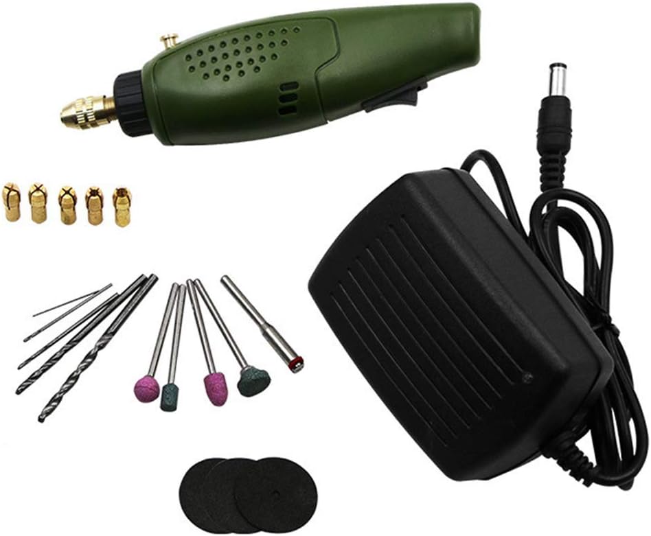 Crazywind Professional Mini Electric Drill Grinder Tool Set for Milling Polishing Drilling Engraving