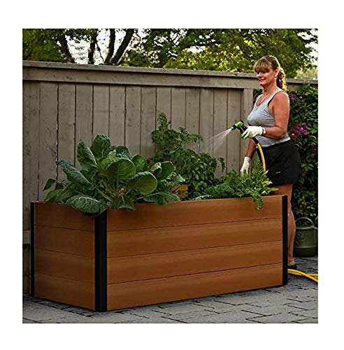 Ranura de 3 ft. x 5 ft. Urban-style recaudado jardín cama en ...