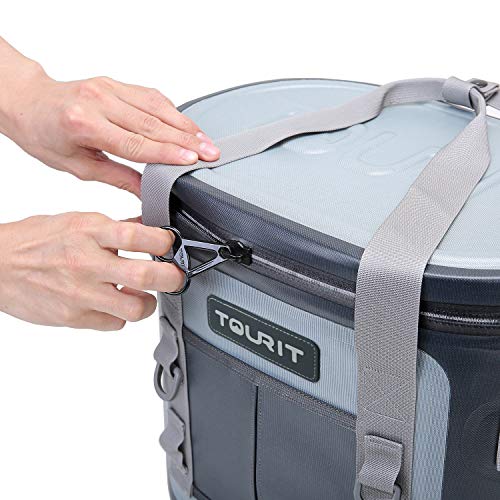 TOURIT 20 Cans Leakproof Soft Pack Cooler Waterproof Insulated Soft Sided Coolers Bag with