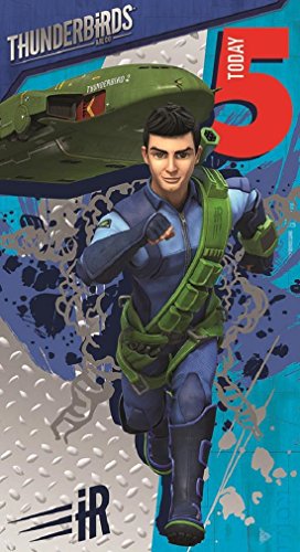 Thunderbirds are go 5th birthday card