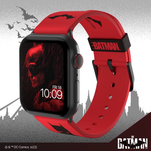 DC Comics The Batman Red Justice Smartwatch Band Officially