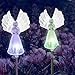 SolarDuke Solar Fairy Angel Lights Color Changing Garden Decor Outdoor Lawn Yard Figurine Stakes