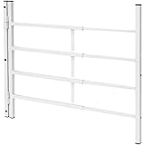 Defender SecurityProducts S 4780 Operable Window Guard, 31 in. - 54 in. x 21 in., Steel, White, 4-Bar, Egress Compliant