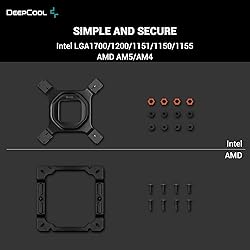 DeepCool AK400 ZERO DARK PLUS CPU Air Cooler 220w