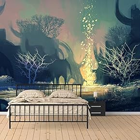 Wall Mural Dream World Removable Wallpaper Wall Sticker for Bedroom Living Room - 66x96 inches