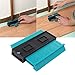 Multifunctional 5'' Contour Profile Gauge Tiling Laminate Edge Shaping Measure Ruler Craft Woodworking Tools Accessories Portable