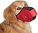 Guardian Gear Cordura Nylon Fabric Mesh Dog Muzzle, Medium, 9-1/2-Inch, Red