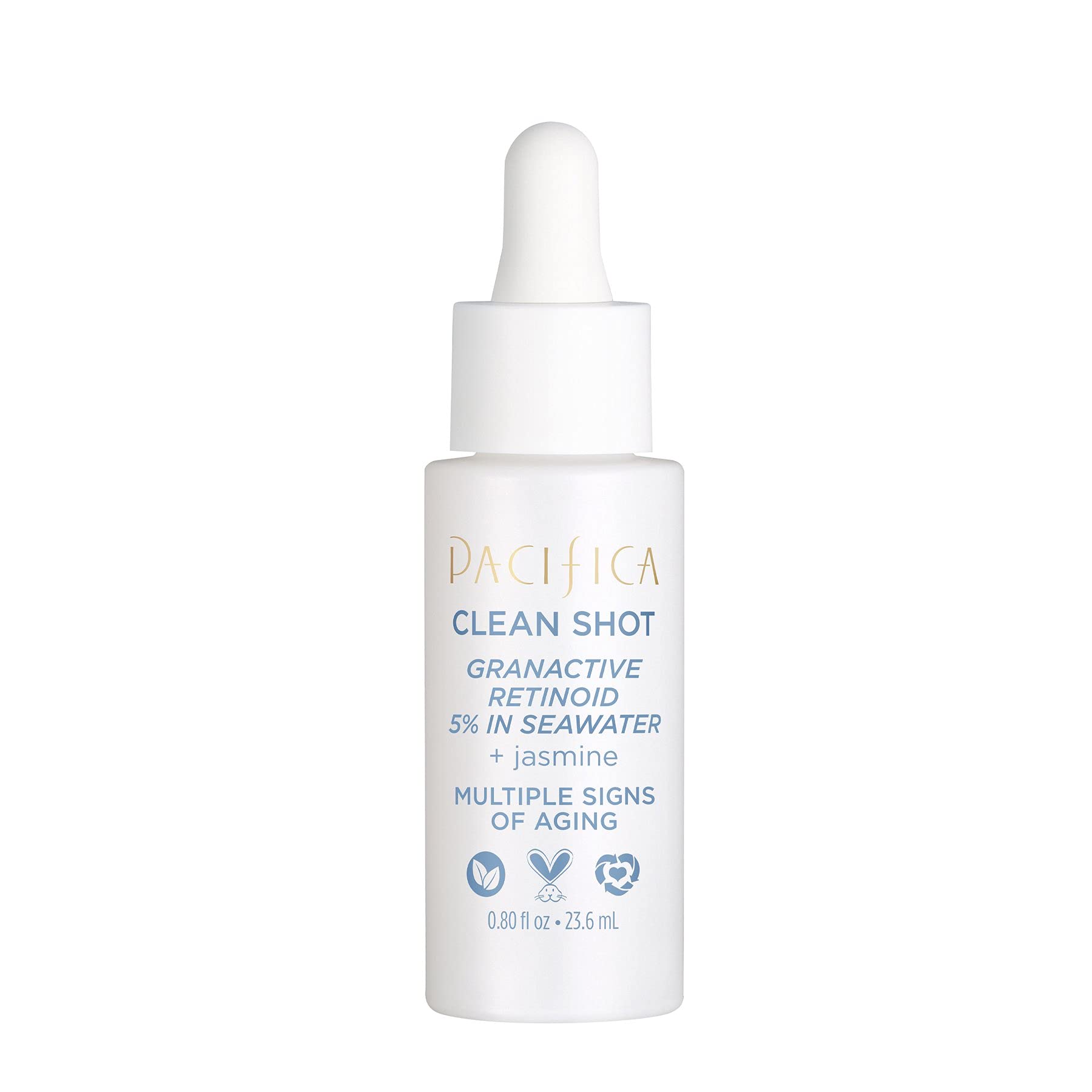 Pacifica Clean Shot Granactive Retinoid 5 Percent In Seawater For Unisex 0.8 oz Serum