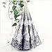 Honeystore Vintage Lace UV Sun Parasol Folding 3D Flower Embroidery Umbrella BM1618 Grey