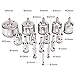 Soledi 15Pcs Diamond Drill Bits Coated Core Hole Saw Set Extractor Remover Tools