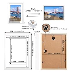 POUYCIW 14x18 inch Wood Picture Frame for Wall