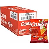 Quest Nutrition Tortilla Style Protein Chips, 19g of Protein, 4g Net Carbs, Gluten Free (Pack of 8, Buffalo Ranch)