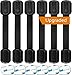 Baby Proofing Safety Cabinet Locks - Child Proof Latches for Dresser Drawer Cupboard Doors Closet Oven Refrigerator Fridge - Adjustable Childproof Straps by Oxlay - Black - 6 Pcs