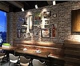 Okydoky Brown Brick Peel Stick Wallpaper Self Adhesive Vinyl Waterproof Vintage view 5