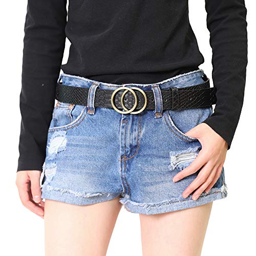 Earnda Women's Leather Belt Fashion Soft Faux Leather Waist Belts For Jeans Dress - Image 4