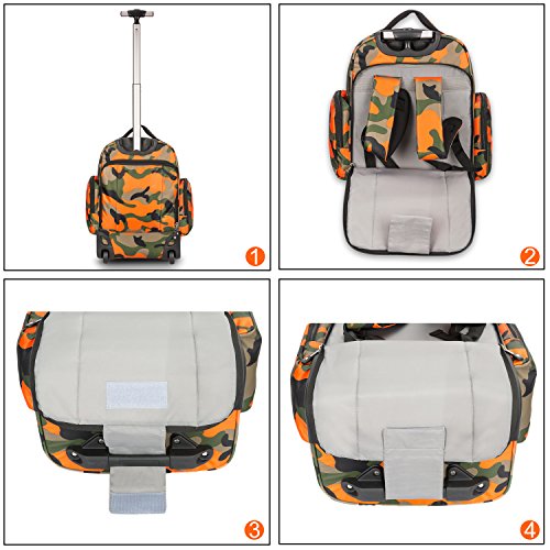 hollyhome rolling backpack