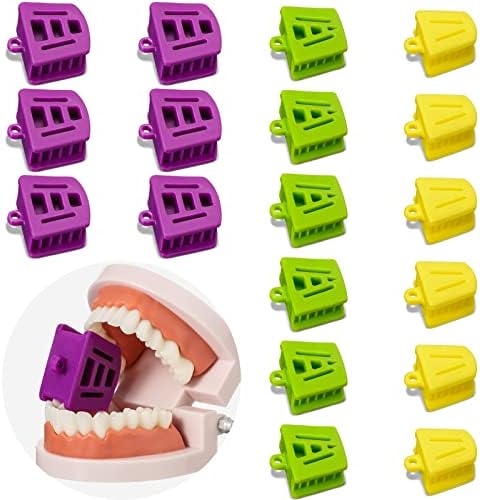 Silicone Teeth 2-Pack Large Adult Silicone Bite Blocks For Dental Or Tongue Piercing Use Mouth Prop - Foto 2