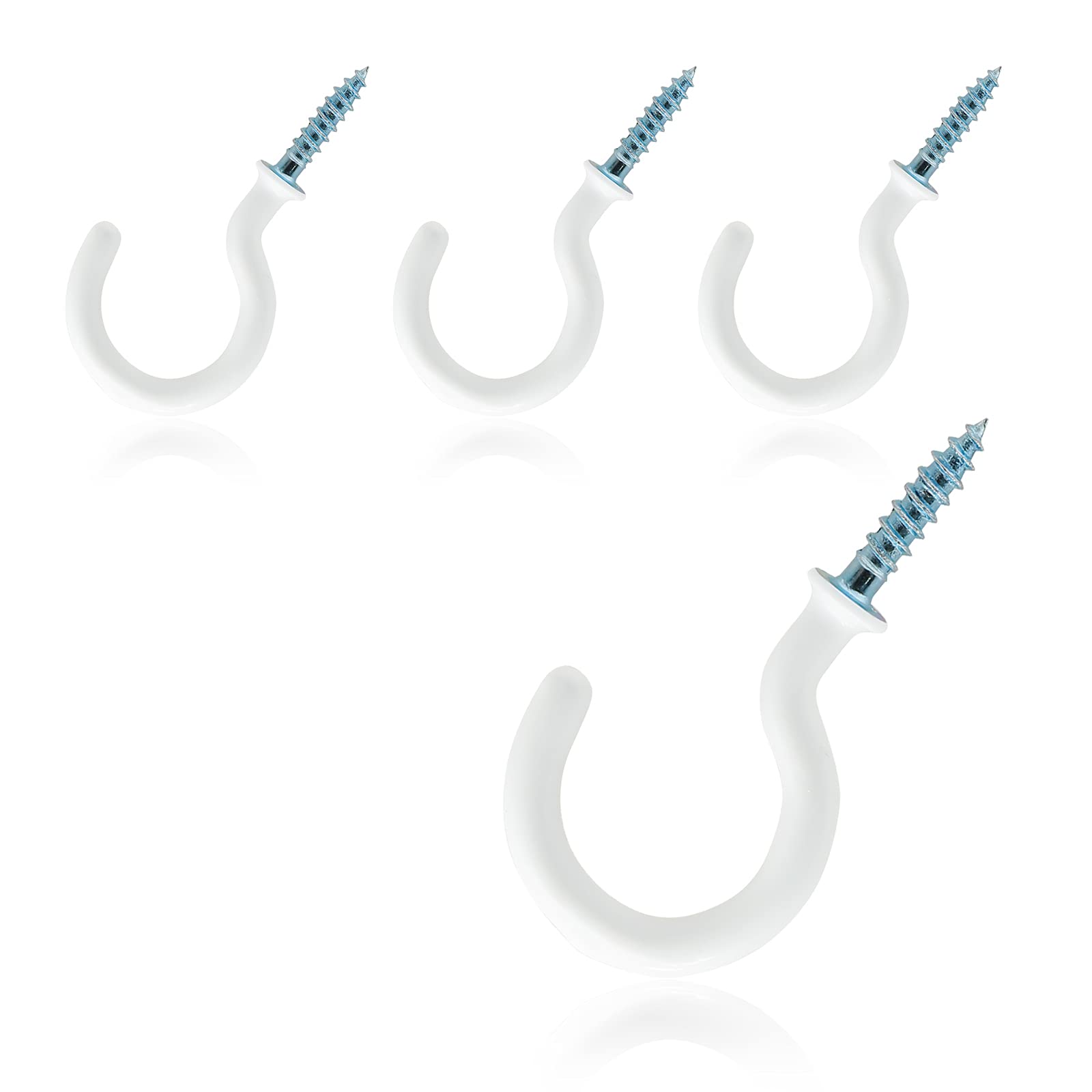 PHITUODA 50Pcs 1-1/4 Inch Cup Hooks Ceiling