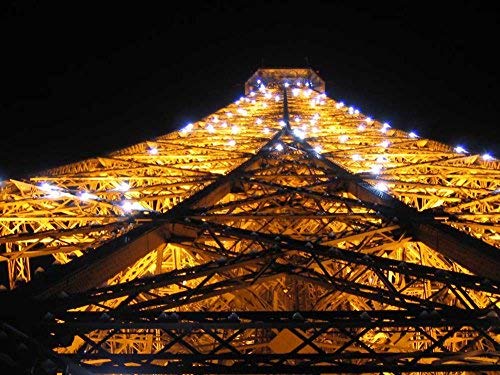 Tour Eiffel Tower Paris (WDS) Art Print On Canvas Wall Art for Home
Decoration Wooden Framed 16" X 20"