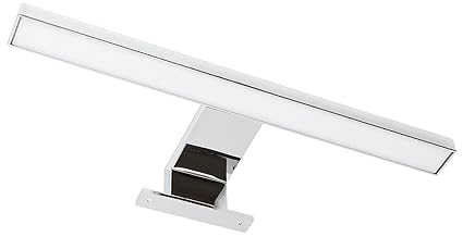 2in1 LED Spiegelleuchte 5W IP44 230V - Aufsatz + Aufbau - eingebauter LED Trafo (tagesweiß (4000 K))