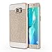 Galaxy S6 Edge Plus Case, Imikoko Luxury Hybrid Crystal Rhinestone Sparkle Glitter PC Hard Protective Diamond Case for Samsung Galaxy S6 Edge Plus Gold