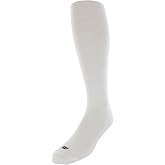 Sof Sole Football Over-the-Calf Team Athletic Performance Socks (2 Pair), Medium, White