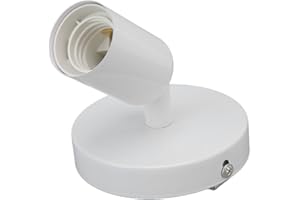 Light Bulb Holder Lamp Bases,E27 Socket Adapter E26 E27 Vintage Industrial Ceiling Wall Light Base Holder for Bulb Halogen LE