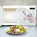Magnetic Microwave Plate Cover, Prime Microwave Splatter Guard Lid with Steam Vent (11.5 Inch)