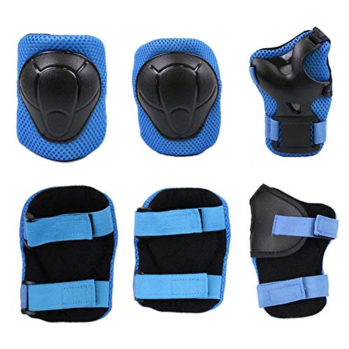 Kid Protective Gear Set Children Knee Pads Elbow Pads with Whist Guards Sport Safety Guard for Cycling Skateboard Scooter BMX Bike and Other Outdoor Sports Activities - Thumbnail 6