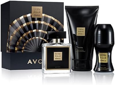 Avon Little Black Dress Perfume Gift Set EDP 50ml Roll On 50ml Body Lotion 150ml