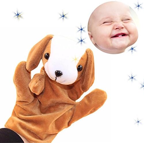 Baby Puppy Finger Puppet - Baby Bed Time Story Soft Finger Puppet!