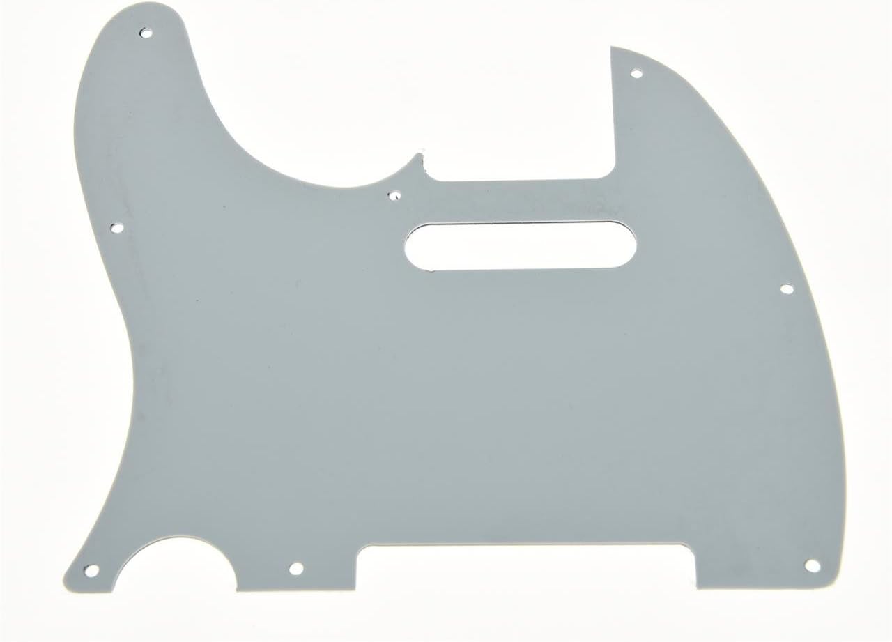 KAISH White Pearl Tele Guitar Pickguard Scratch Plate for Fender Telecaster, Without Neck Pickup Mounting Holes - Image 3