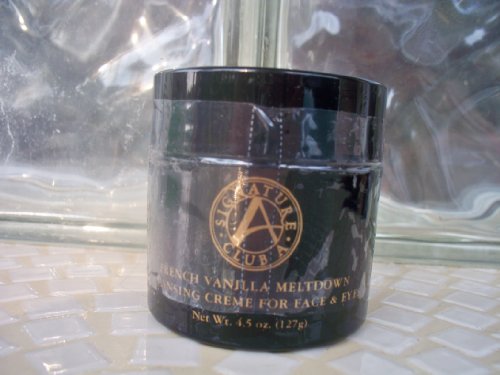 Sogmature Club A French Vanilla Meltdown Cleansing Cream for Face and Eyes 4.5 Oz